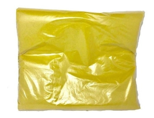 Saco De Lixo 20 Litros Amarelo Com 100 Unidades Recicláveis Amarelo