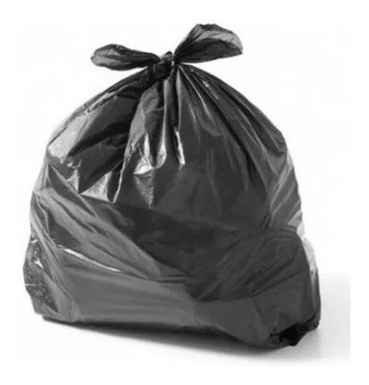 Saco De Lixo 20l Litros Preto 200 Unidades Resistentes Preto