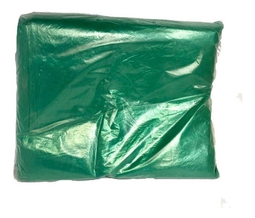 Saco De Lixo 40 Litros Colorido Com 100 Unidades Resistente Verde
