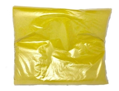 Saco De Lixo 40 Litros Amarelo Com 100 Unidades Qualidade Amarelo