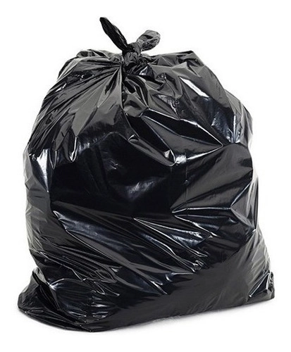 Saco De Lixo 60 Litros Reforçado 100 Un. Preto