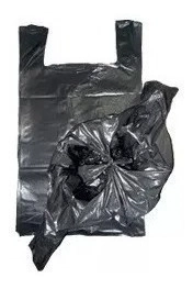 Saco De Lixo 60 Litros Reforçado Com Alça C/60un Preto