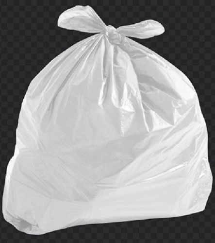 Saco De Lixo Reforçado Branco 100 Litros C/ 100 Unidades Branco