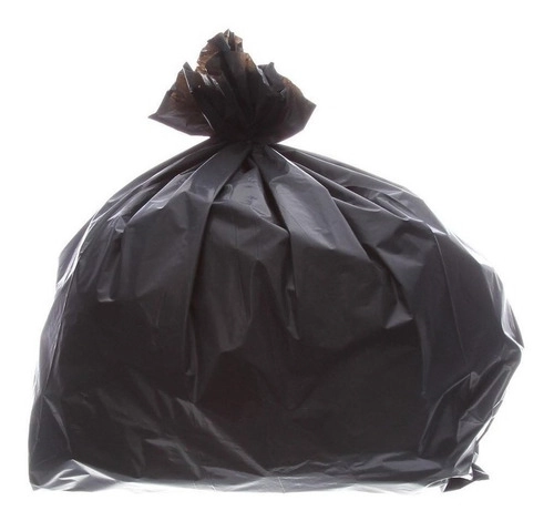 Saco Lixo Preto 200 Litros 50 Unidades - Bom Forte Excelente Preto