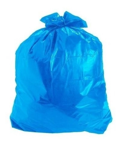Saco Lixo Azul 50l C/50 Unidades Azul