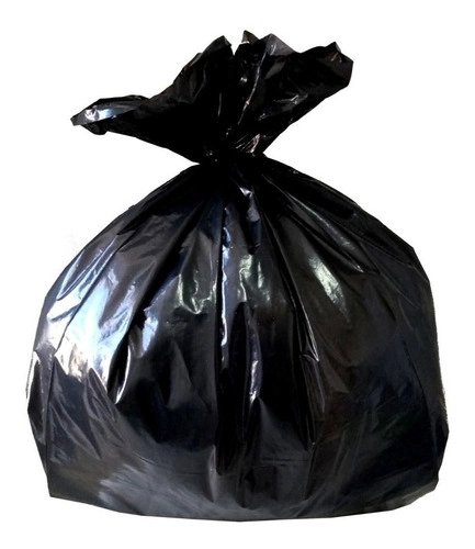 Saco Lixo 100 Litros - 100 Unidades Preto