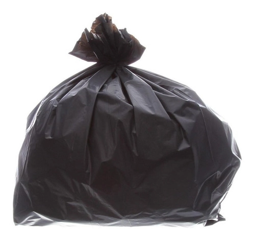 Saco Lixo Preto 200 Litros 50 Unidades - Bom Forte Excelente Preto