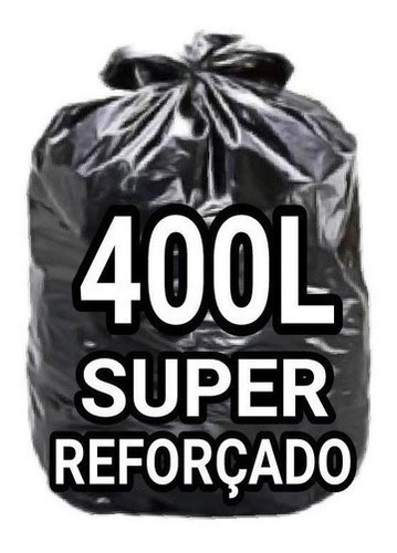 Sacos De Lixo 400 Litros  Super Reforçado 100 Un Fabricante