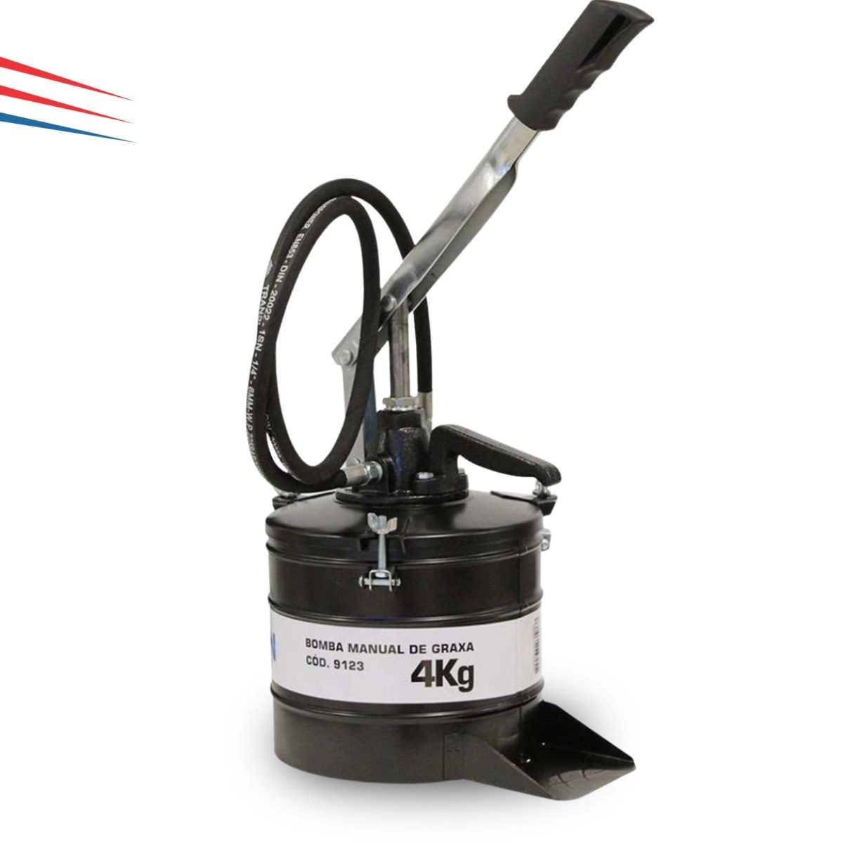 Bomba Manual De Alavanca Para Graxa 4 Kg Bremen 9123