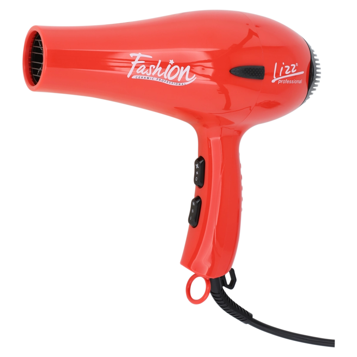 Secador De Cabelos Vermelho Ceramic Fashion 2000w Lizz Professional 220v