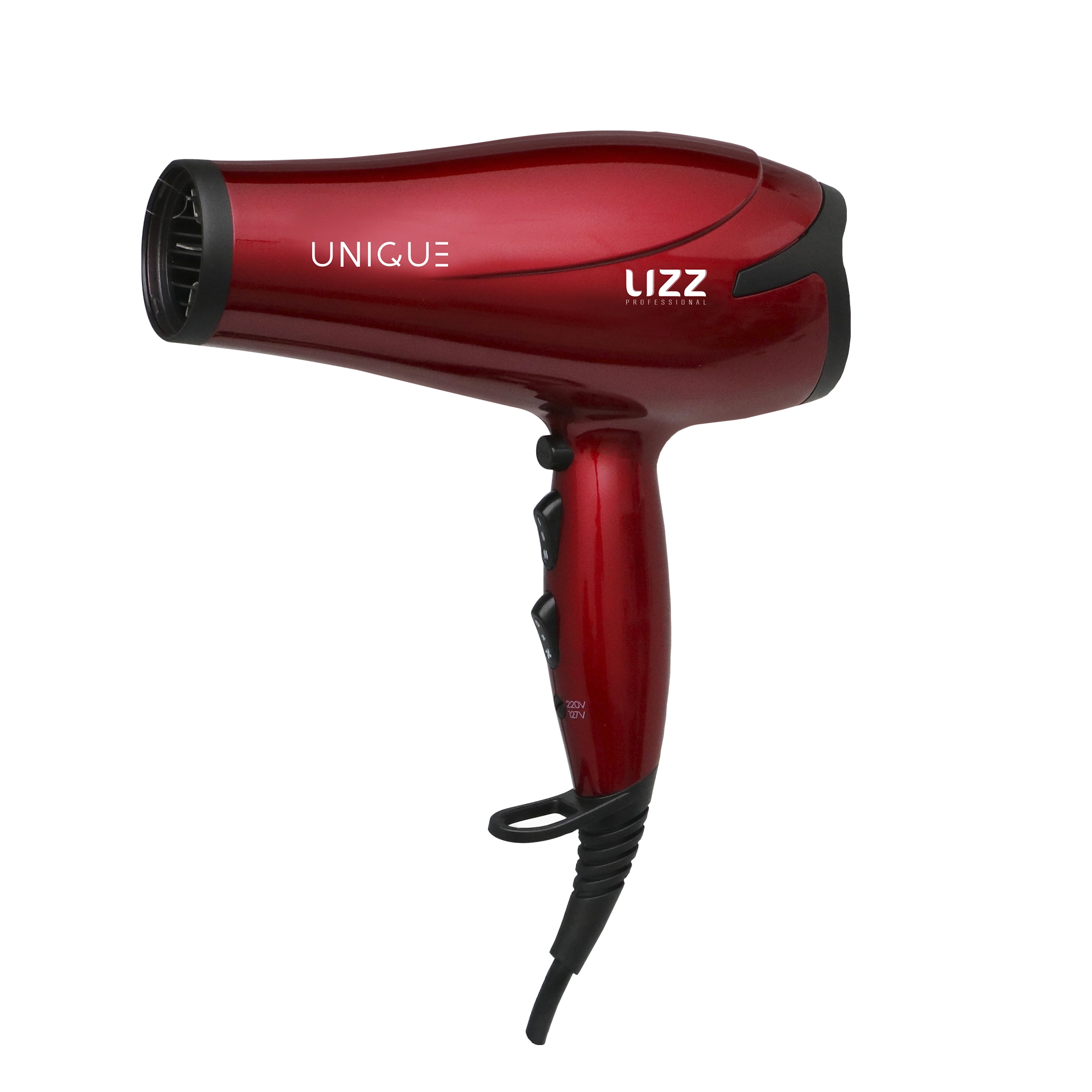 Lizz Secador Unique Red 127v/220v Bivolt Chaveado