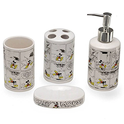 Jg.banheiro Mabruk 4pcs Mickey