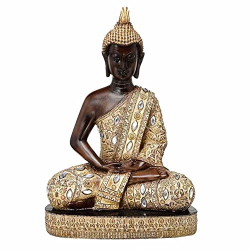 Fig.buda Meditando Det Biju Resina 33cm Mabruk