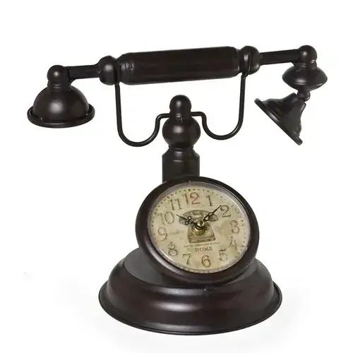 Relogio De Mesa Telefone Espressione