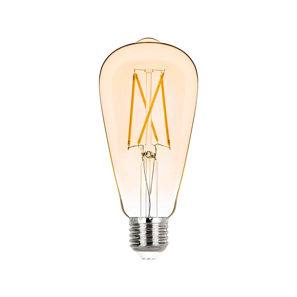 Lâmpada Led Stella Filamento Vintage St64 2w E27 Bivolt