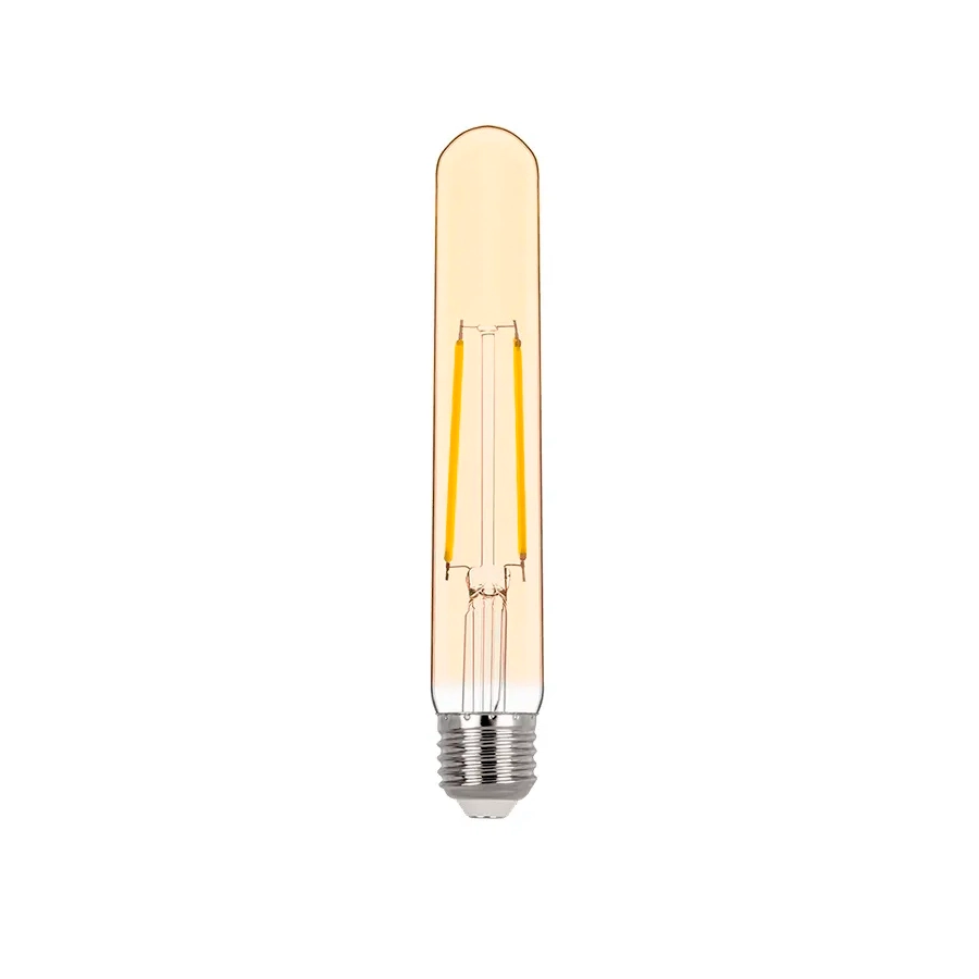 Lâmpada Filamento Led Stella 2w Vintage Tubo T30 2400k Bivolt E27 Sth6339/24
