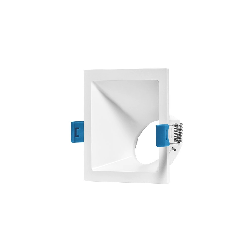 Spot Embutir Quadrado Recuado Square Angular P/dicróica Branco-stella