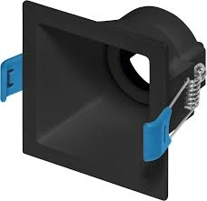 Embutido Recuado Stella Square Mr16 Preto Sth8915pto