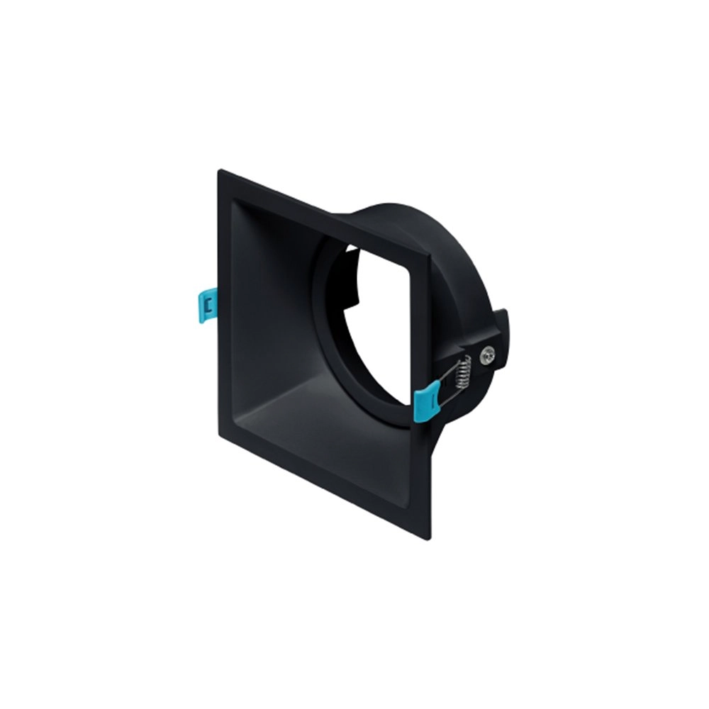 Embutido Recuado Direcionável Square Ar111 Stella - Preto