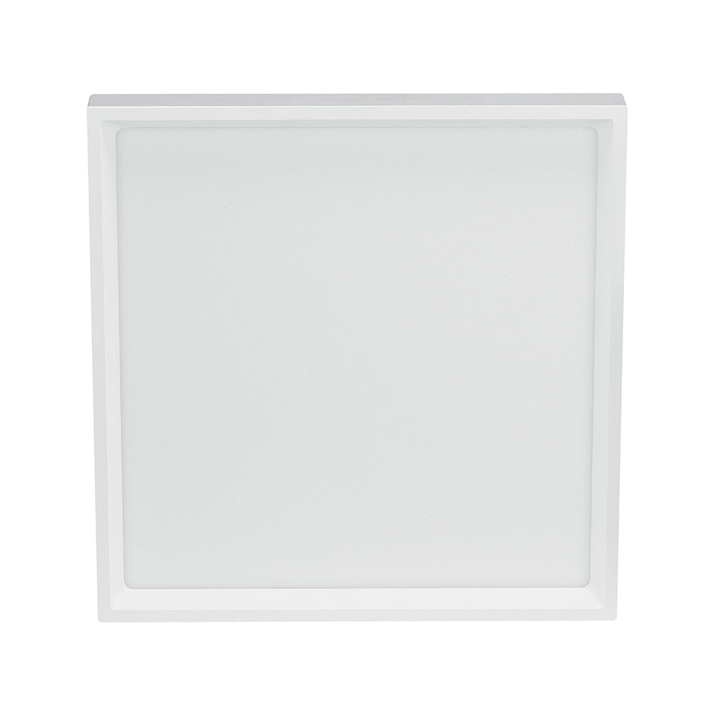 Painel De Led Stella Quadrado Deep De Sobrepor Recuado 28w Bivolt Branco 4000k Luz Neutra
