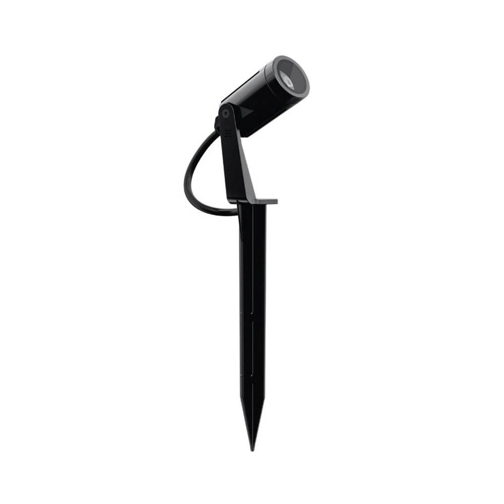 Espeto Para Jardim Stella S.ground Led 3w Bivolt Preto 3000k - Luz Amarela