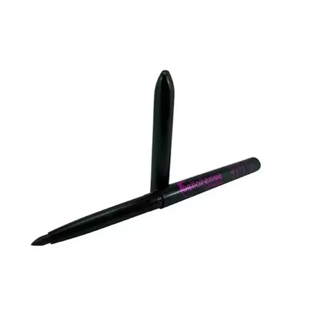 Lápis Retrátil para Olhos À Prova D´Água Preto Bella Femme