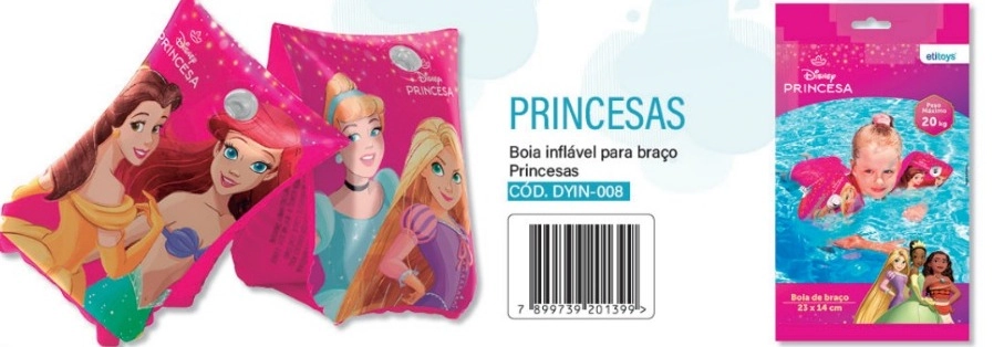 Boia Braco 23x14 Princesas