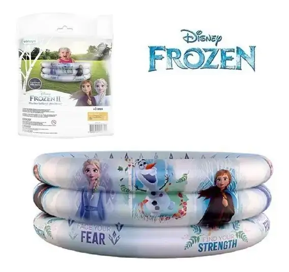 Piscina Inflável 100L - 86X20CM - Frozen - Etilux ETITOYS