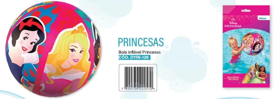 Bola Inflavel 40cm Princesas