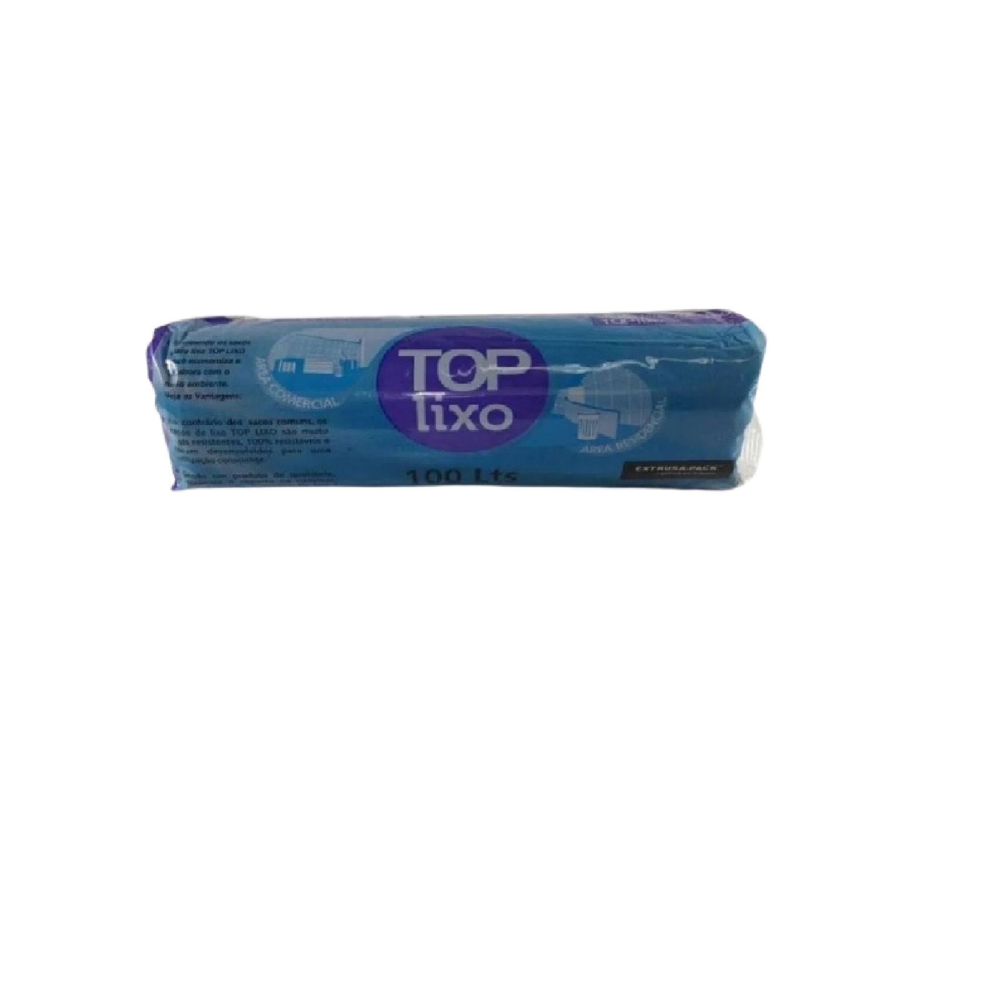 Saco Para Lixo Preto 100l Pack Lixo Top 15 Unidades