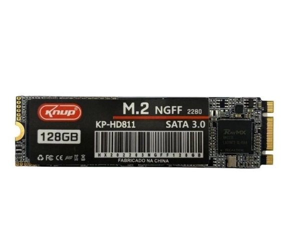 Gravador Ssd 128gb Nvme M.2 2280 Sata 3.0 Knup
