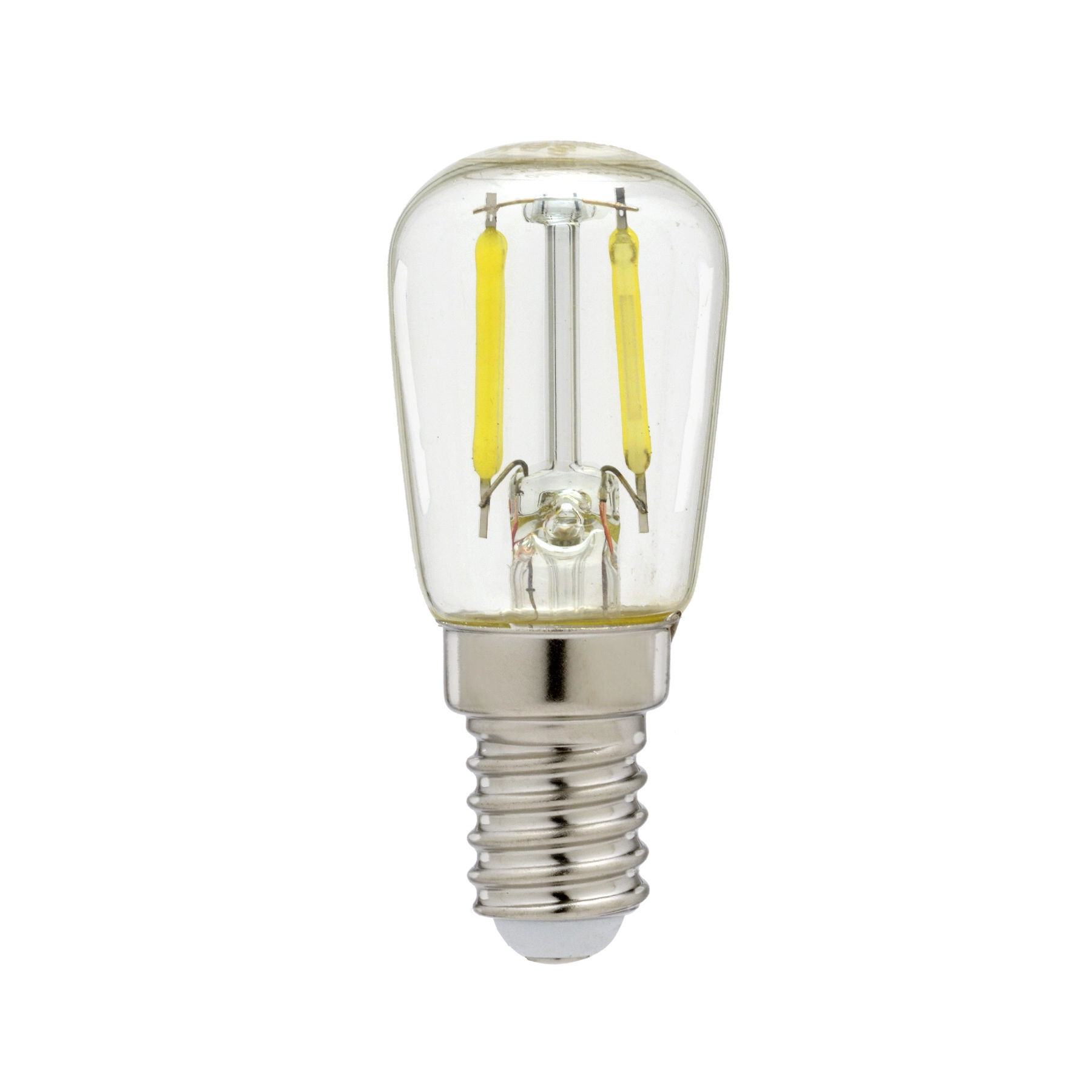 Lâmpada de LED E14 Tubular 2W 150lm Luz Amarela 127V Sadokin