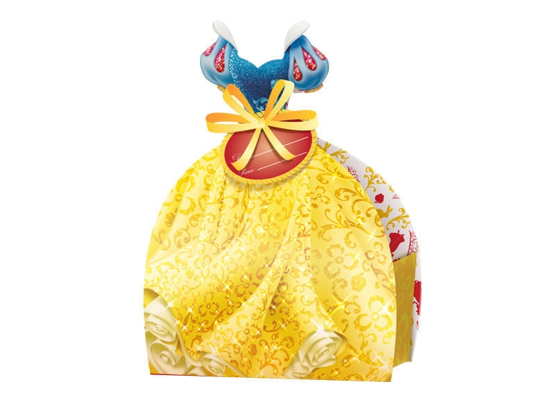 Caixa Surpresa Vestido Branca De Neve 8 Unidades Regina Festas