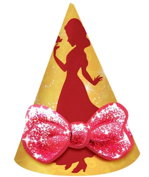 Chapéu De Aniversário Branca De Neve New Com 8 Unidades Regina Festas