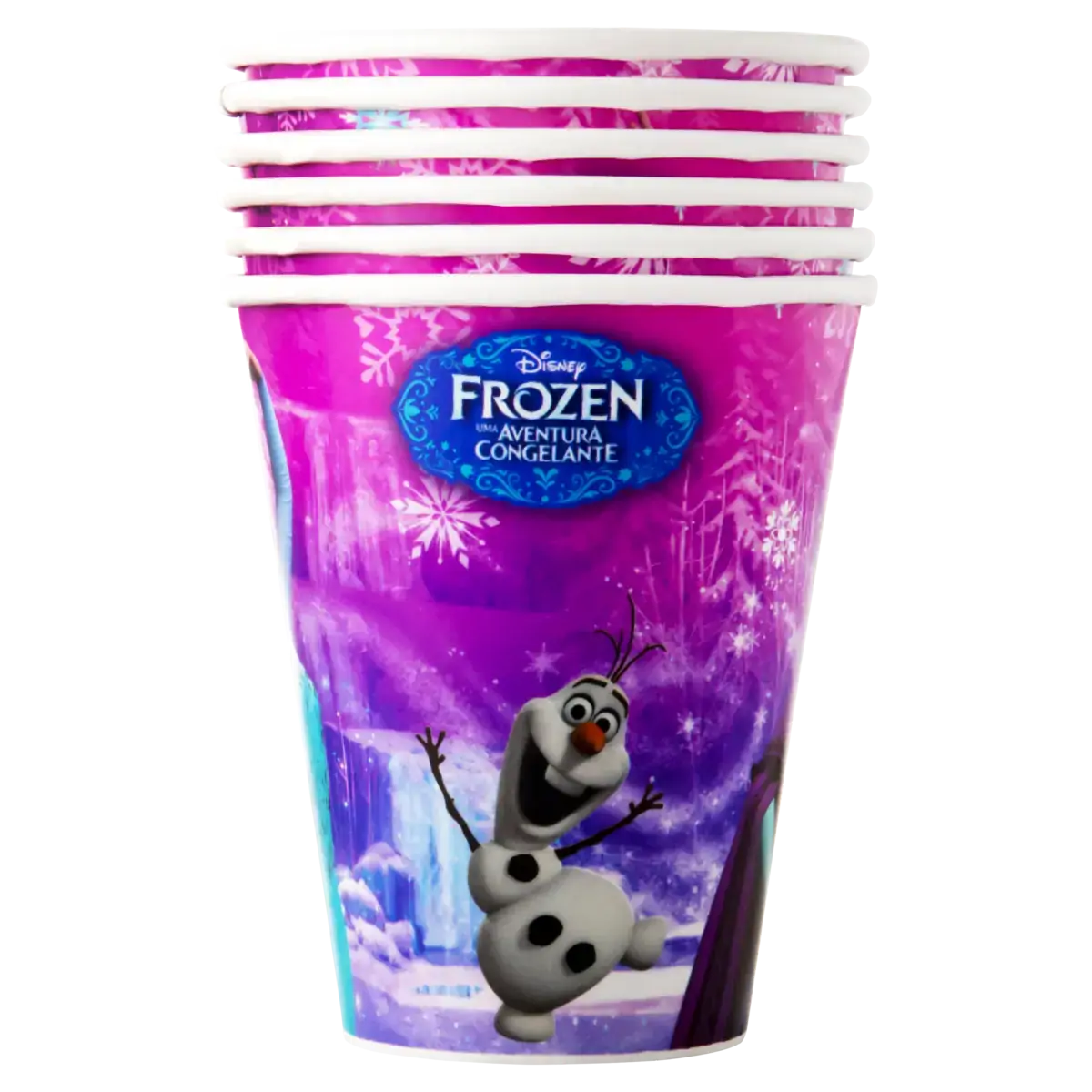 Copo Papel Descartável Frozen 180ml Regina 8 Unidades