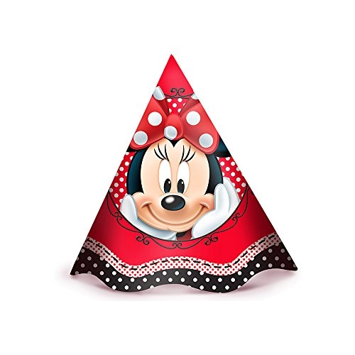Chapeu De Aniv Regina R95 Red Minnie C/8