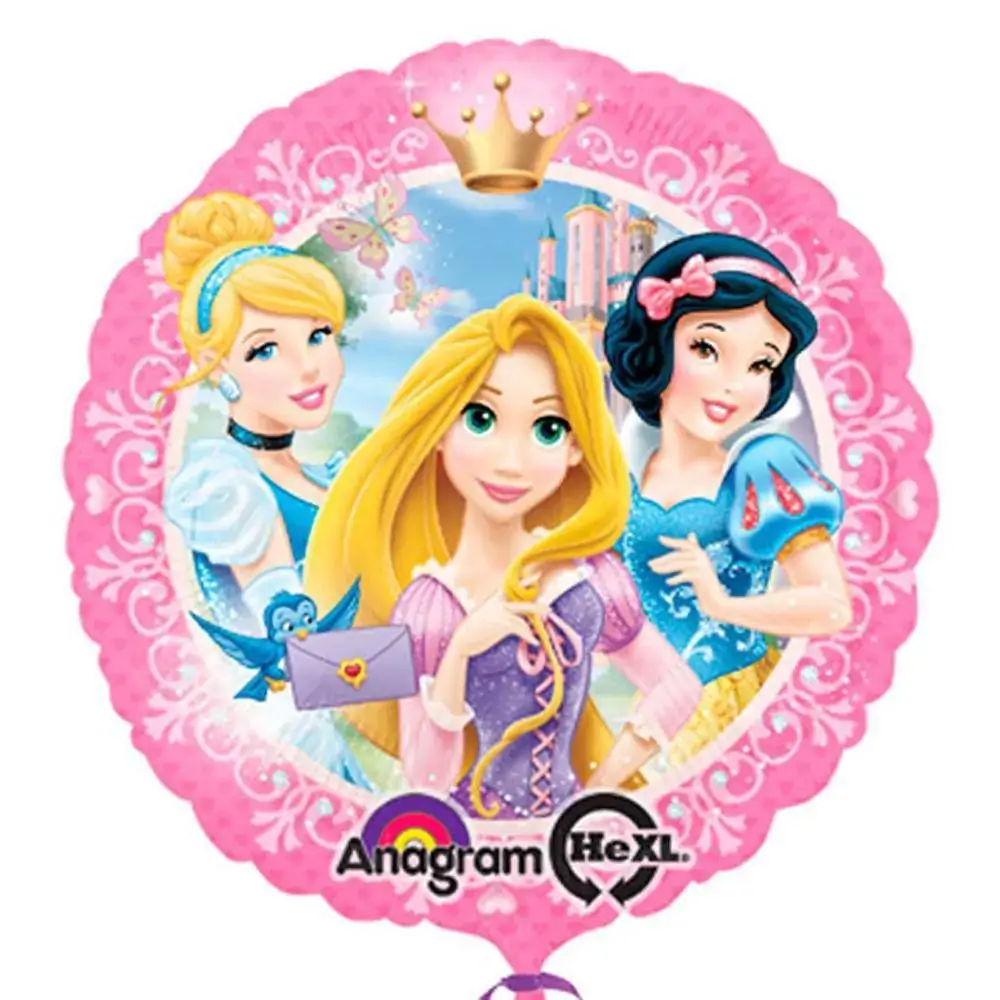 Balao Metalizado Regina Standard Princesas 17 Pol