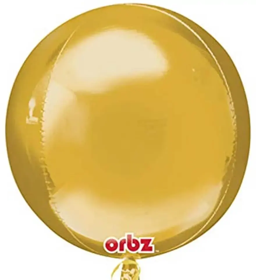 Balao Metalizado Regina Decorator Orbita Dour.18p