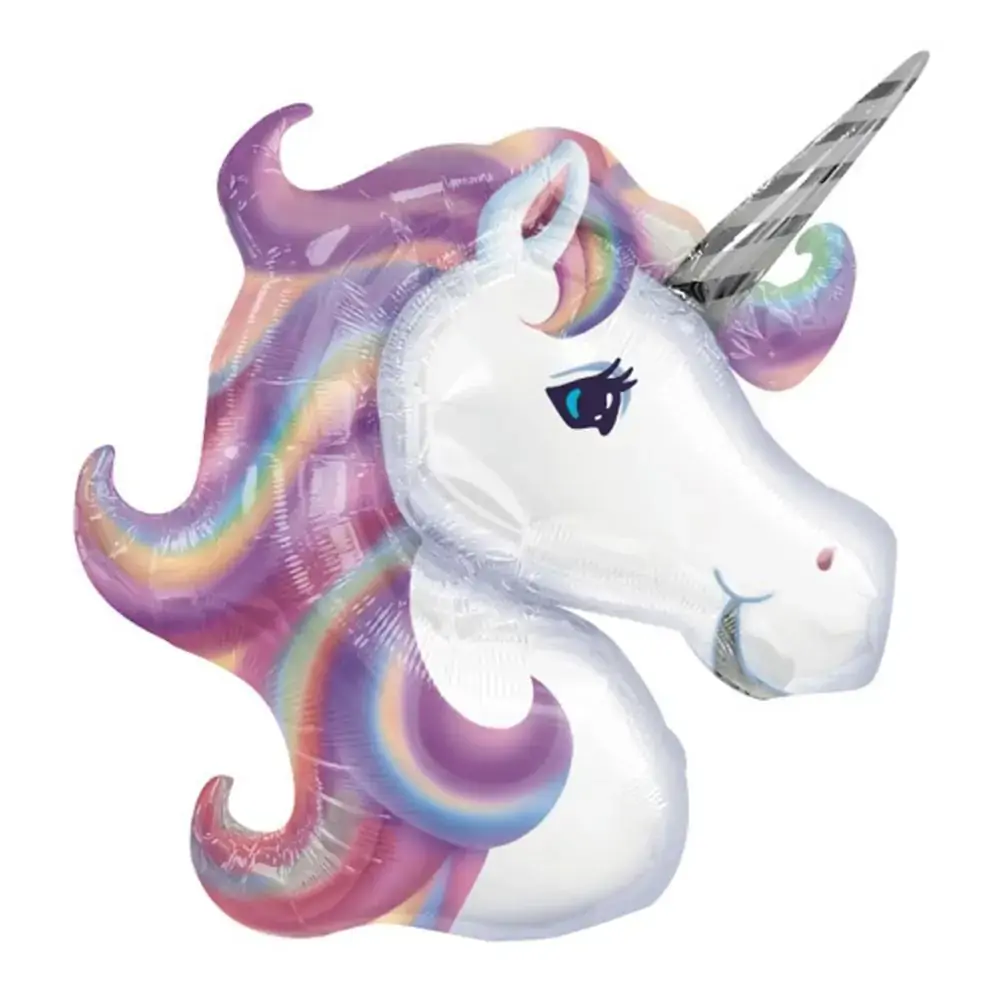 Balao Metalizado Regina Supershape Unicornio 25 P