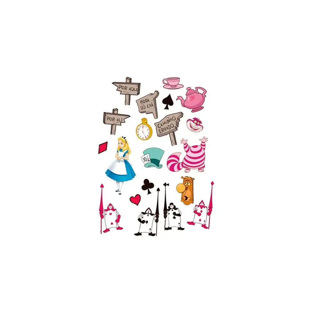 Mini Personagens Decor.regina R265 Alice Disney