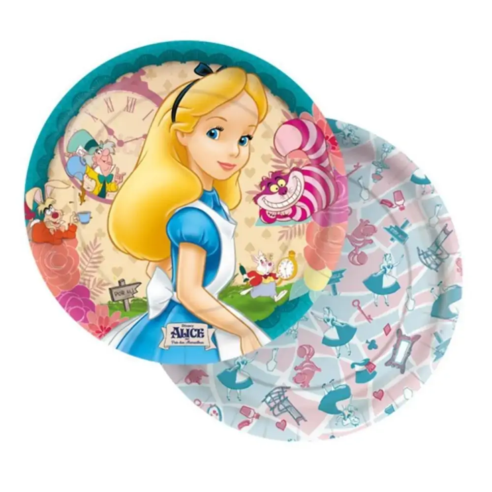 Prato Regina 18cm R265 C/8 Alice Disney