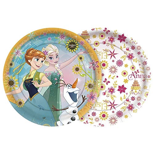 Prato Regina 18cm R267 C/8 Frozen Febre Congelante