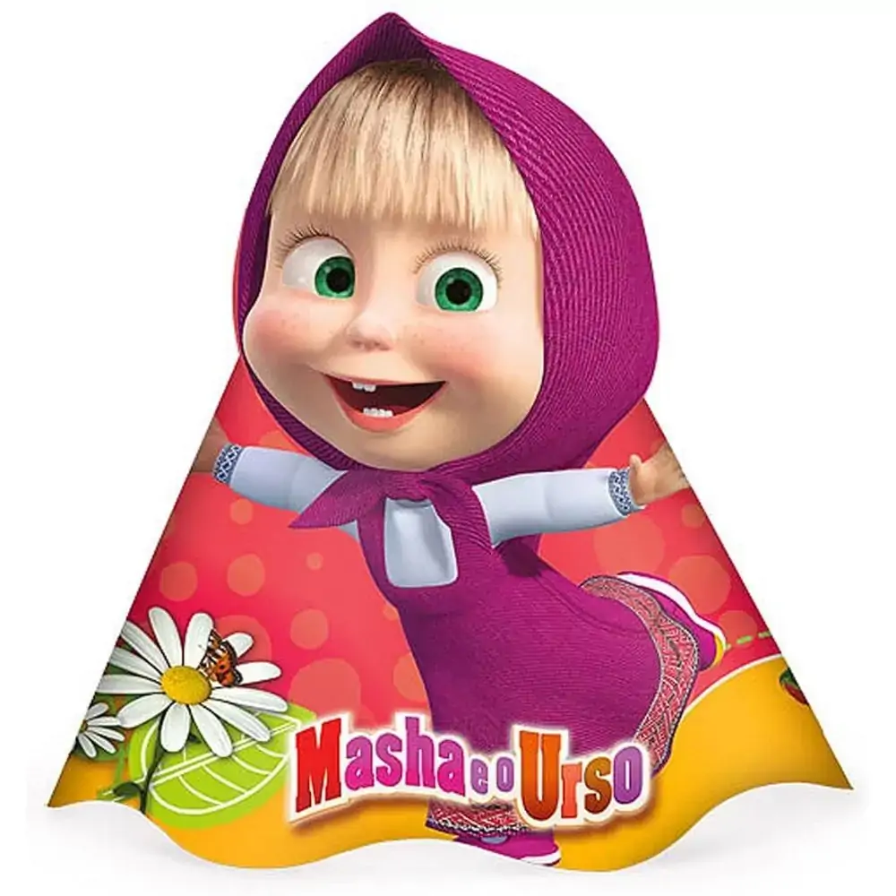 Chapeu Masha E O Urso C/08un