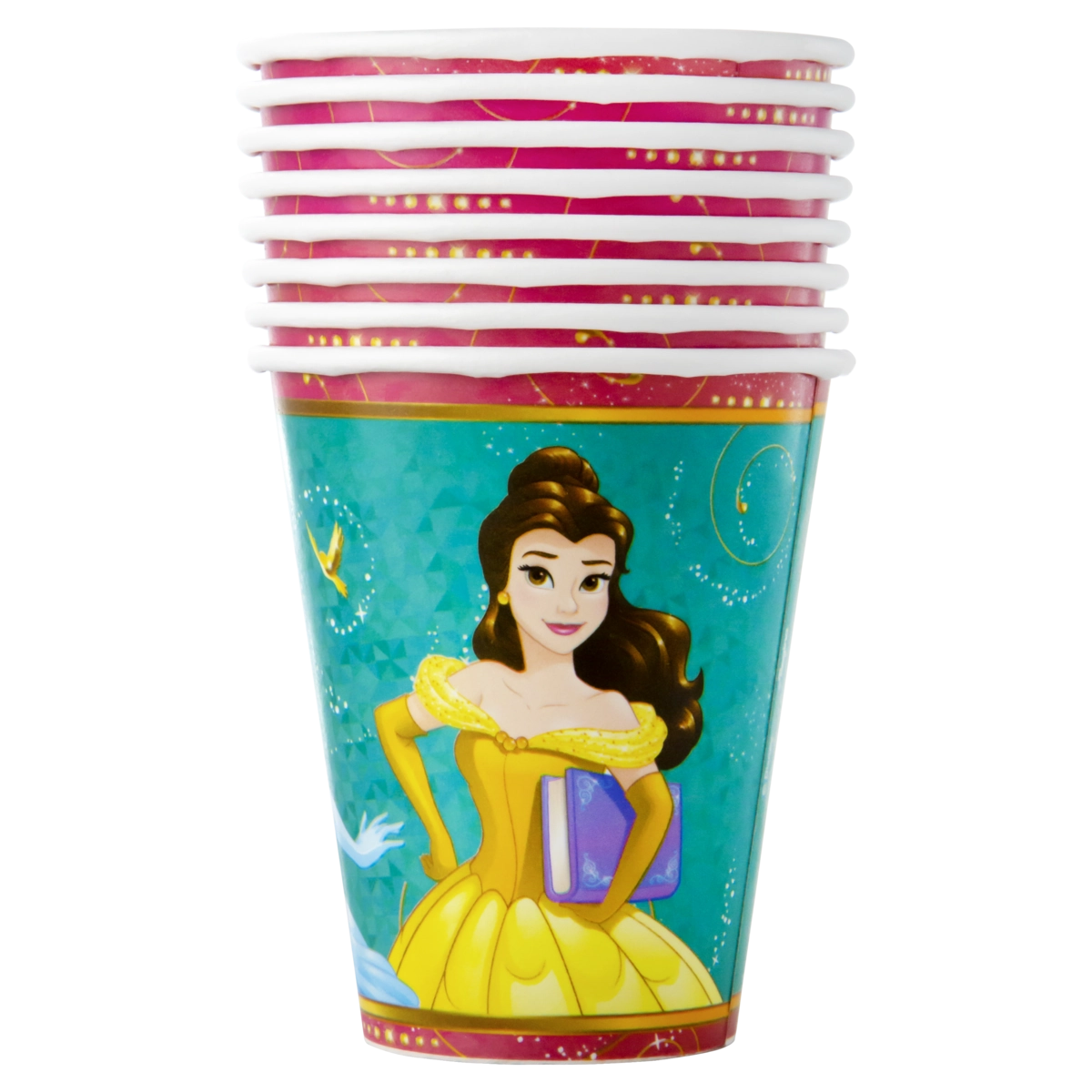 Copo Papel Descartável Princesas Disney 180ml Regina 8 Unidades