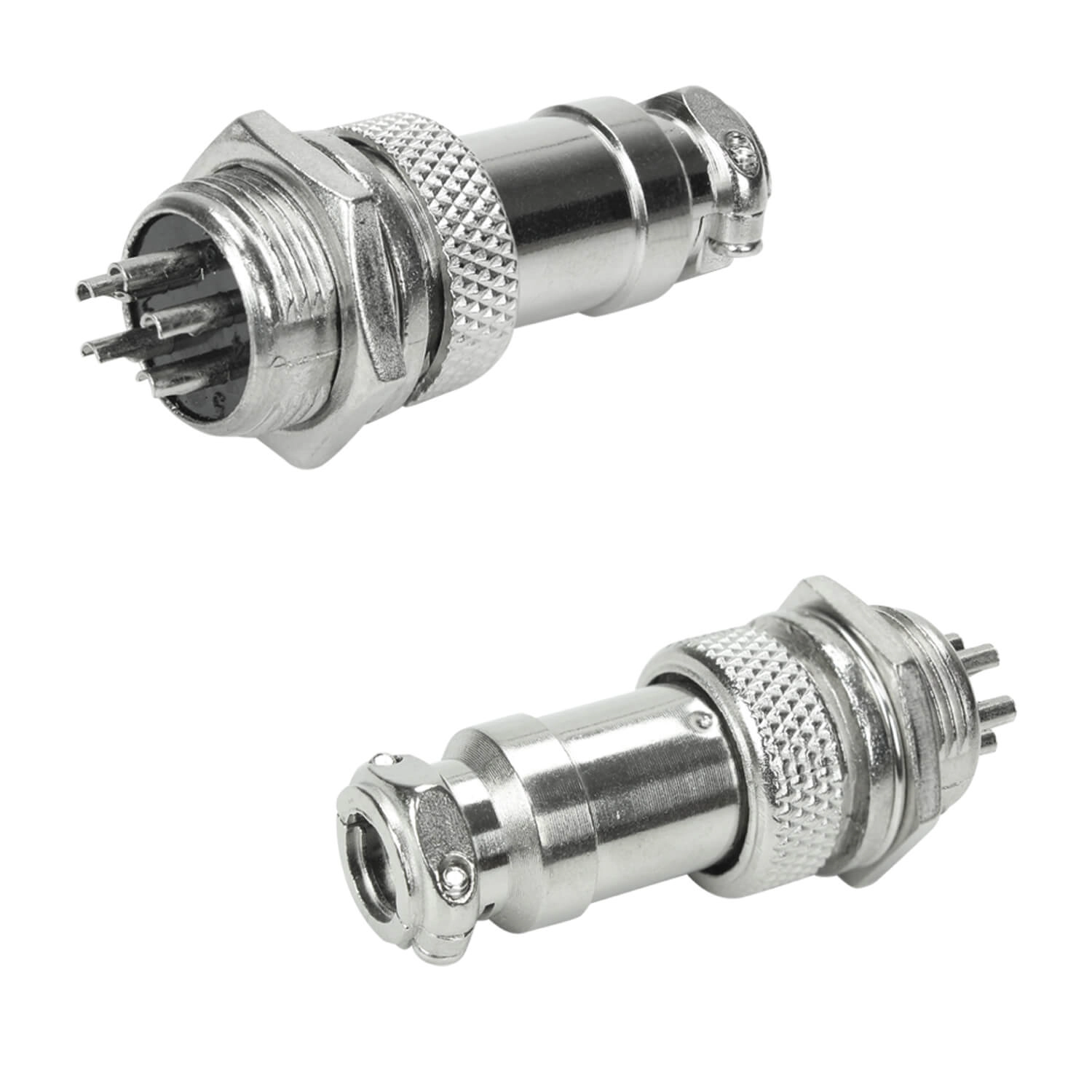 5x Conjunto Plug Conector Mike Kit Macho E Fêmea 5 Pinos