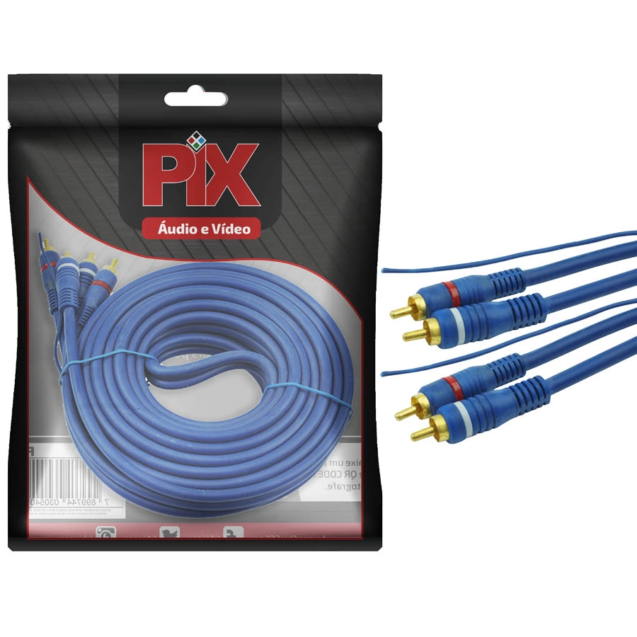 Cabo Rca Pix Automotivo C Terra 5m 018 0111
