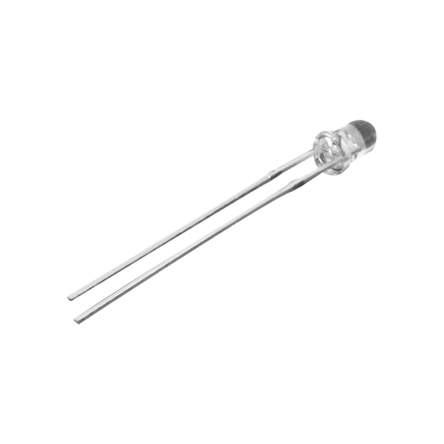 50x Led Alto Brilho 3mm - Projetos Em Geral - Branco