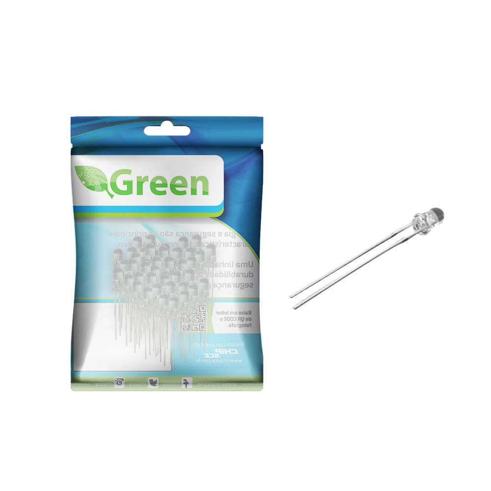 50x Led Alto Brilho 3mm - Projetos Em Geral - Amarelo