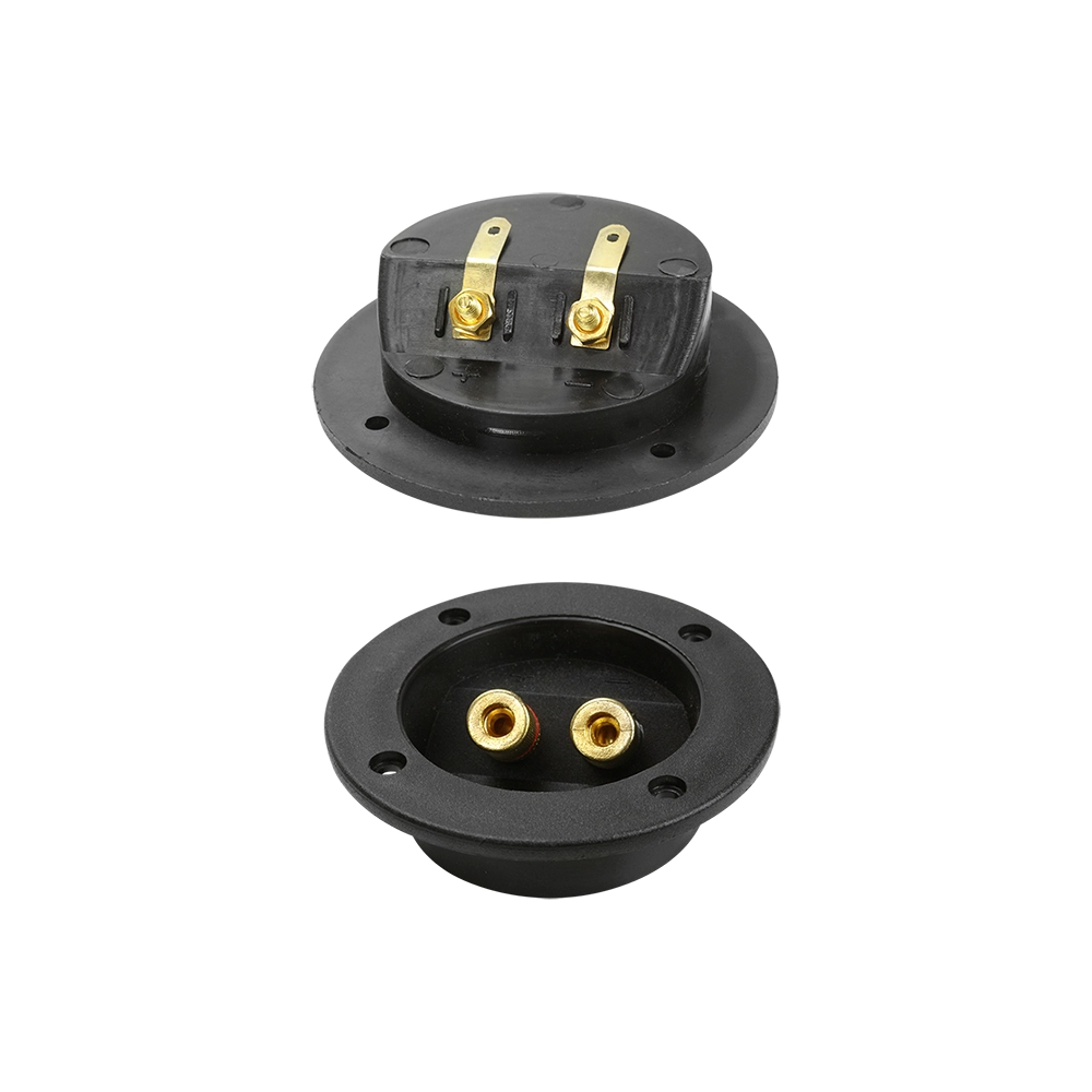 4x Terminal Borne Redondo 75mm Profissional Para Caixa De Som - Pix