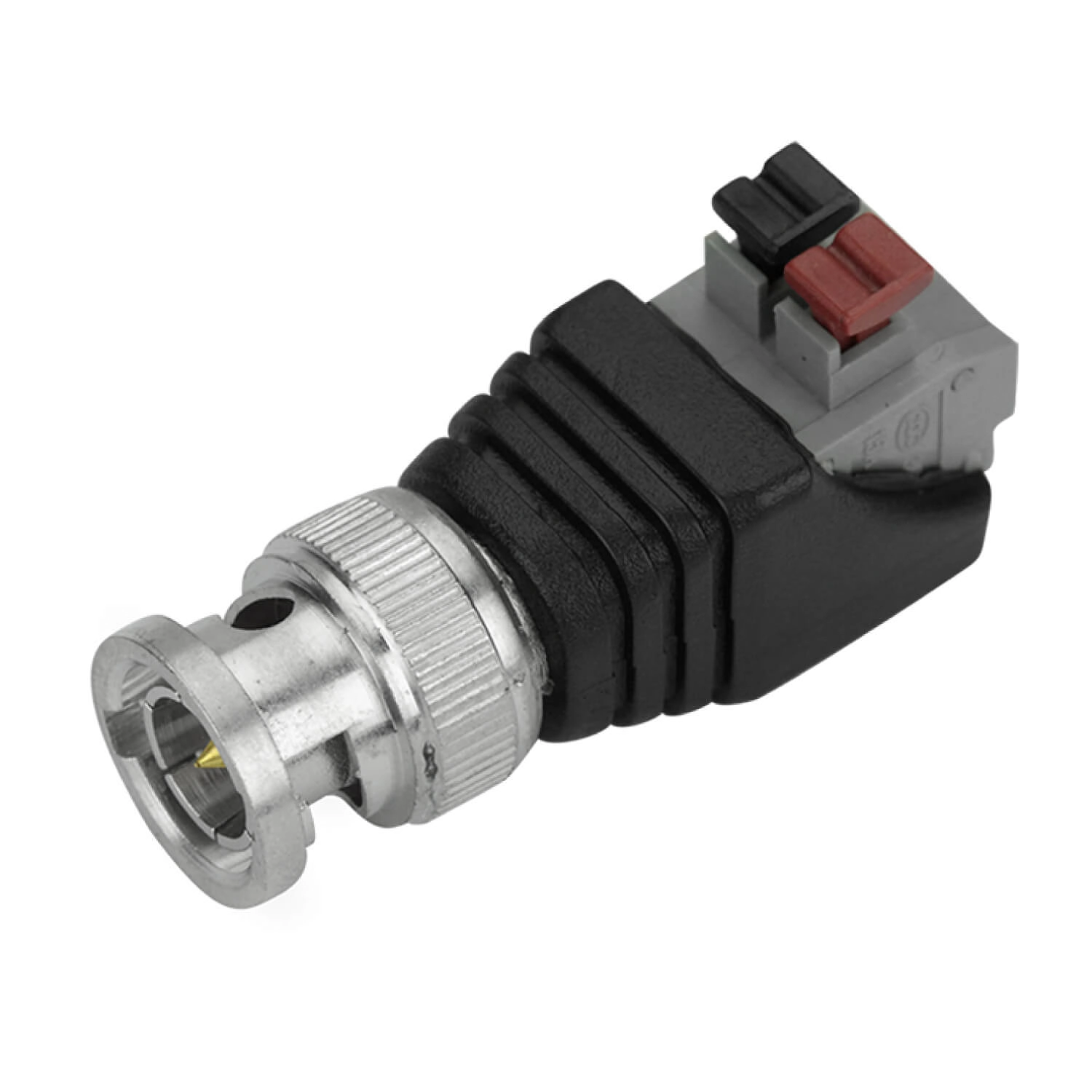 10x Conector Bnc Macho Borne Engate Rápido P/ Câmera De Cftv